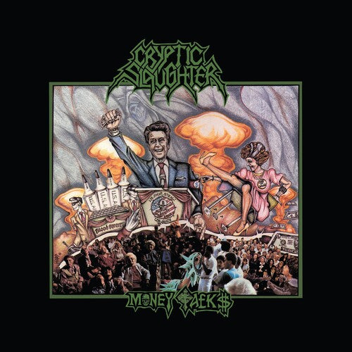 Money Talks LP by Cryptic Slaughter album artwork