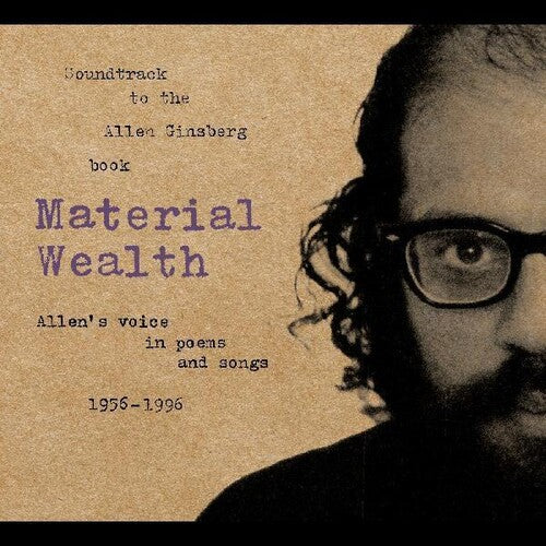 Material Wealth CD by Allen Ginsberg album artwork