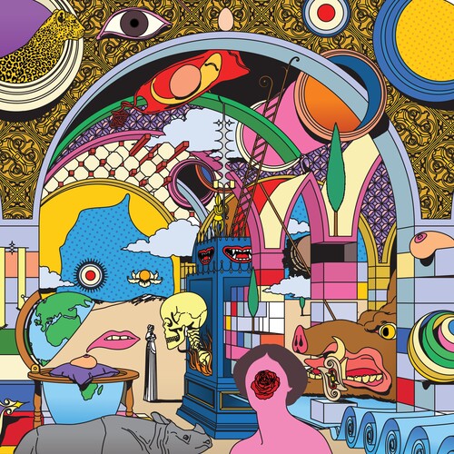 Parallel Realms CASSETTE by STRFKR album artwork