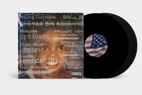 American Dream 2LP by 21 Savage album artwork