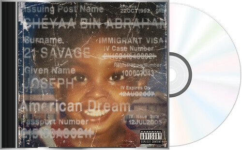 American Dream CD by 21 Savage album artwork