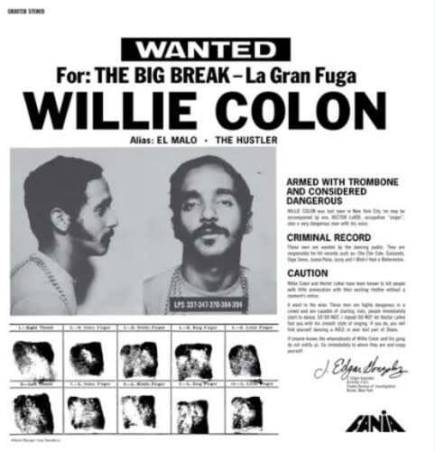 La Gran Fuga LP by Willie Colon album artwork