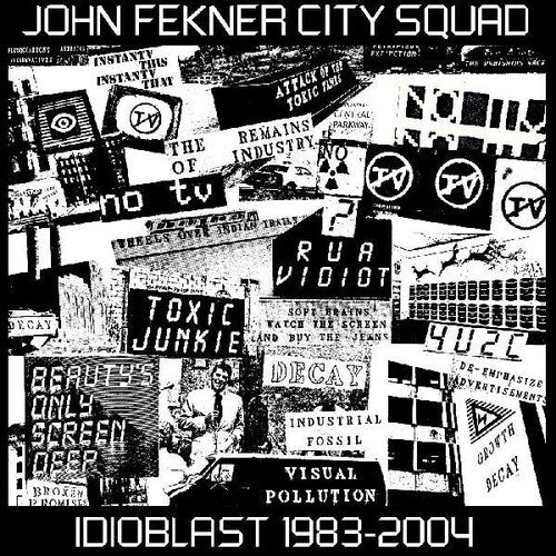 Idioblast 1983-2004 2LP by John City Squad Fekner album artwork