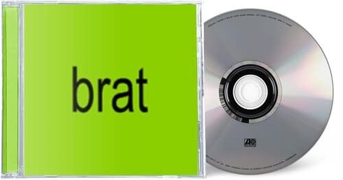 Brat CD by Charli XCX album artwork