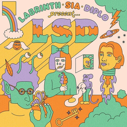 Presents LSD LP by LSD (Labrinth, SIA, Diplo) album artwork