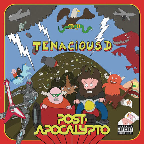 Post-Apocalypto LP by Tenacious D album artwork