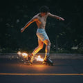 Fireworks & Rollerblades LP by Benson Boone album artwork