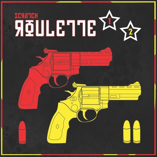 Scratch Roulette 1 & 2 2LP by Scratch Roulette 1 & 2 2LP+drawing by JERMS (scratch record for DJs) album artwork