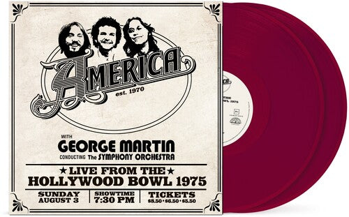 Live at the Hollywood Bowl LP by America album artwork
