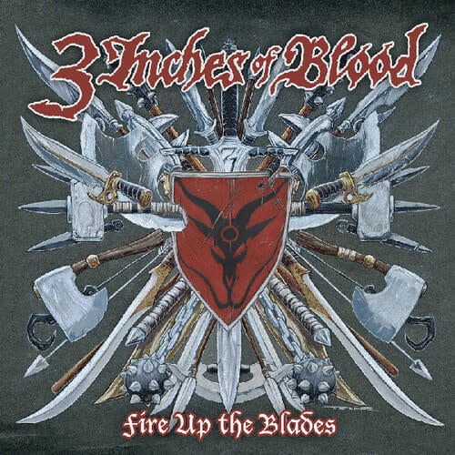 Fire Up the Blades LP by 3 Inches of Blood album artwork
