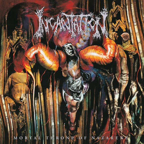 Mortal Throne of Nazarene LP by Incantation album artwork
