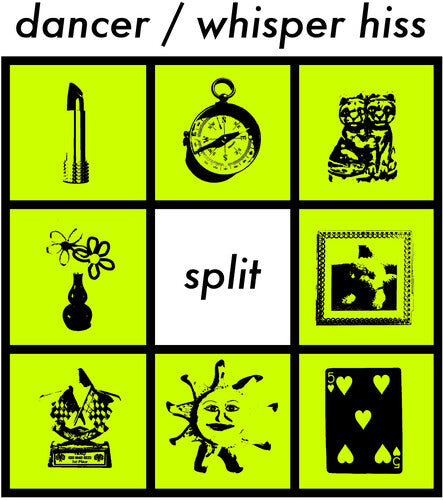 Split LP by Dancer/Whisper Hiss album artwork
