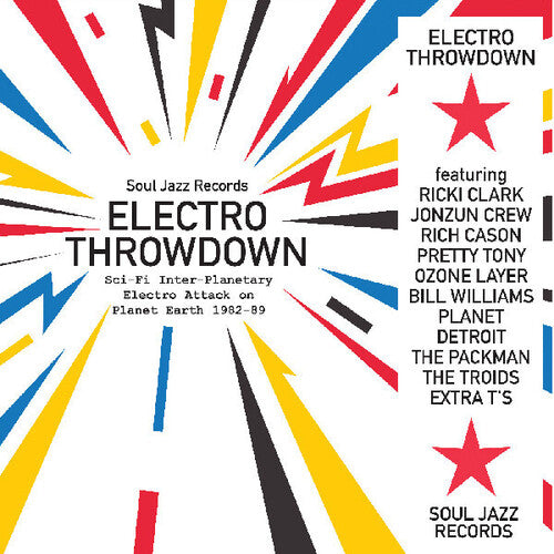 Electro Throwdown; Sci-Fi Inter-Planetary Electro Attack...'82-'89 2LP by Various album artwork