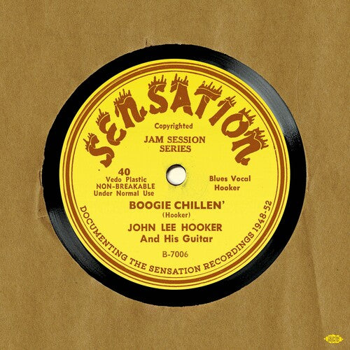 Sensation: Documenting the Sensation Recordings 1948-1952 LP by John Lee Hooker album artwork