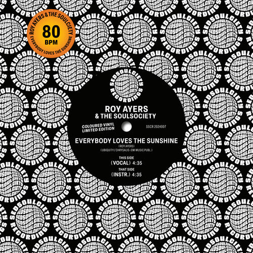 Everybody Loves the Sunshine 7" by Roy Ayers Ubiquity album artwork