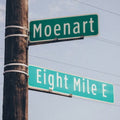 8 Miles To Moenart LP by Tall Black Guy album artwork