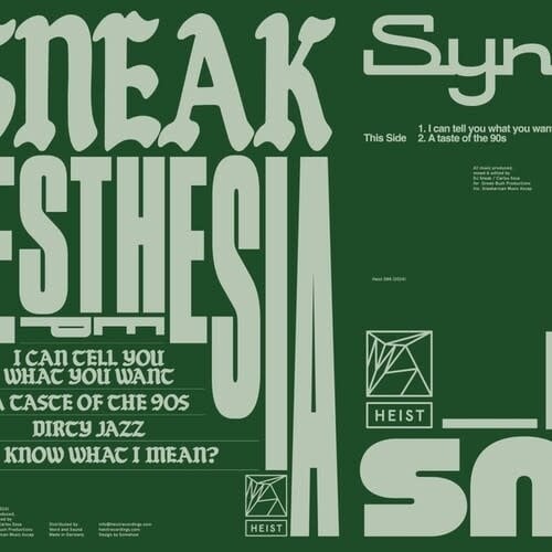 Synesthesia 12" by DJ Sneak album artwork