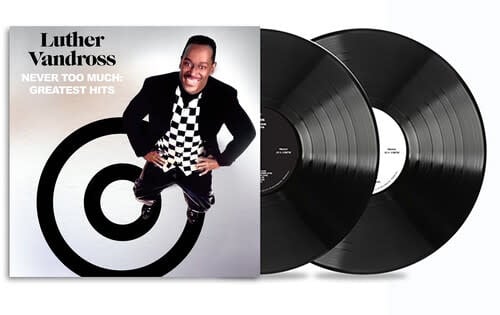 Never Too Much: Greatest Hits 2LP by Luther Vandross album artwork