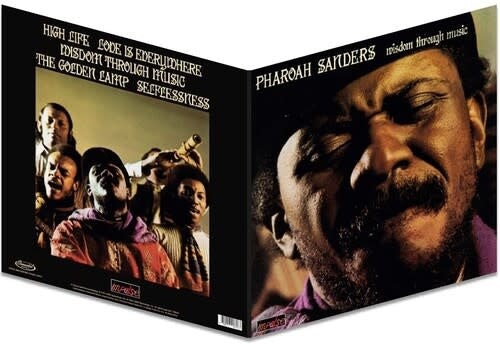 Wisdom Through Music LP by Pharoah Sanders album artwork
