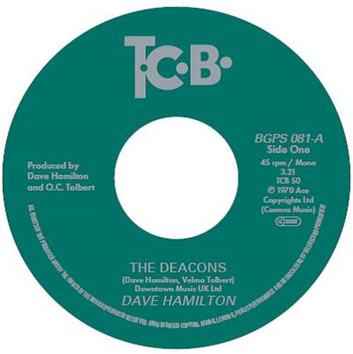 The Deacons/Pisces Pace 7" by Dave Hamilton album artwork