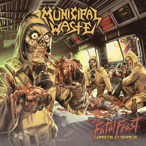The Fatal Feast LP by Municipal Waste album artwork