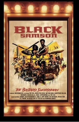 Black Samson, The Bastard Swordsman: The Saga Continues CASSETTE by Wu-Tang and Mathematics album artwork