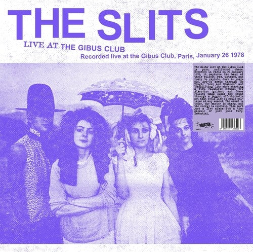 Live At The Gibus Club LP by The Slits album artwork