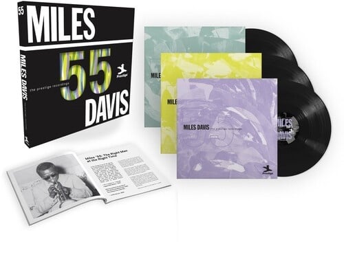 55: The Prestige Recordings 3LP by Miles Davis album artwork