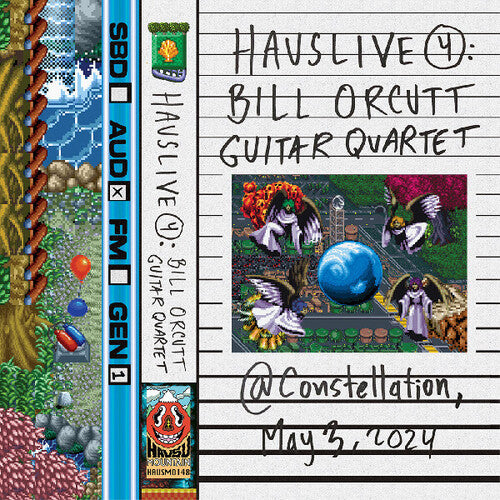 Hauslive 4 CASSETTE by Bill Orcutt Guitar Quartet album artwork