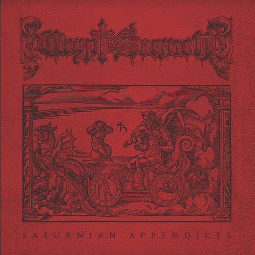 Saturnian Appendices LP by Crypt Sermon album artwork