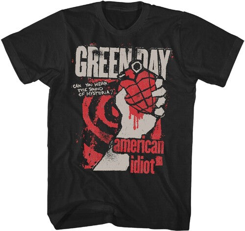 Green Day - American Idiot Hysteria T-Shirt Black M by Green Day album artwork