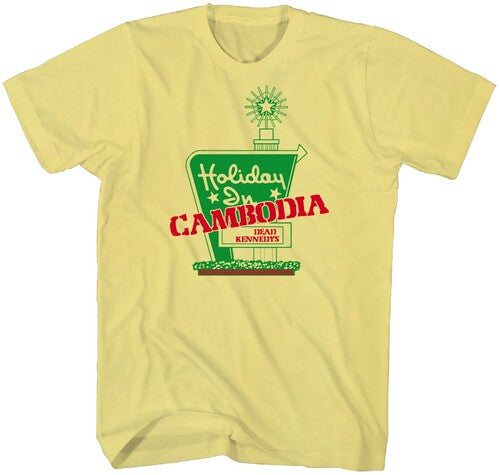 Dead Kennedys - Holiday In Cambodia T-Shirt Yellow S by Dead Kennedys album artwork
