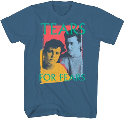 Tears For Fears- Photo T-Shirt Blue M by Tears For Fears album artwork