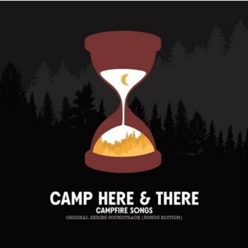 Camp Here & There Campfire Songs LP by Will Wood album artwork