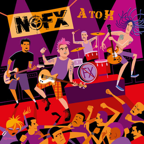 A to H LP by NoFX album artwork