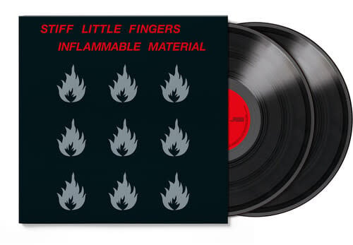 Inflammable Material 2LP by Stiff Little Fingers album artwork