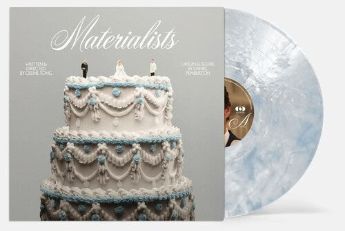 Materialists soundtrack (Daniel Pemberton/Japanese Breakfast)LP (white/blue vinyl) by Various Artists album artwork
