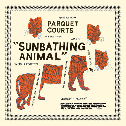 Sunbathing Animal LP by Parquet Courts album artwork