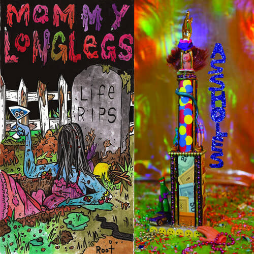 Life Rips / Assholes LP by Mommy Long Legs album artwork
