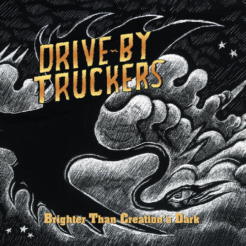 Drive-By Truckers, Brighter Than Creation's Dark LP by Drive-By Truckers, Brighter Than Creation's Dark LP (yellow vinyl, gatefold jacket) album artwork