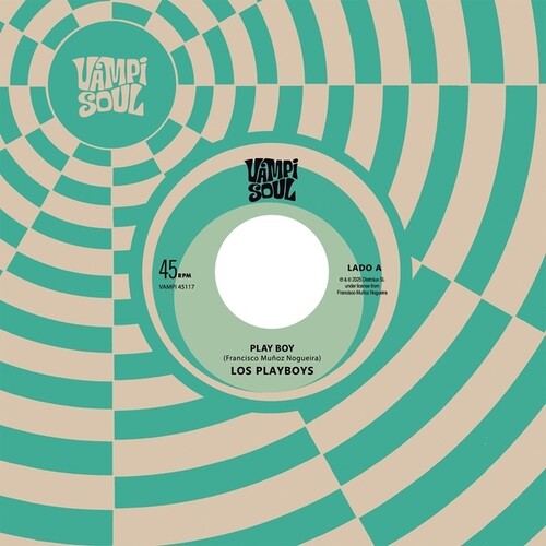 Play Boy/Descarga Rogers (extended play) 7" by Los Playboys album artwork