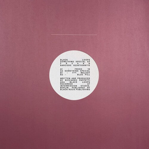 Something Special 12" by Black Loops album artwork
