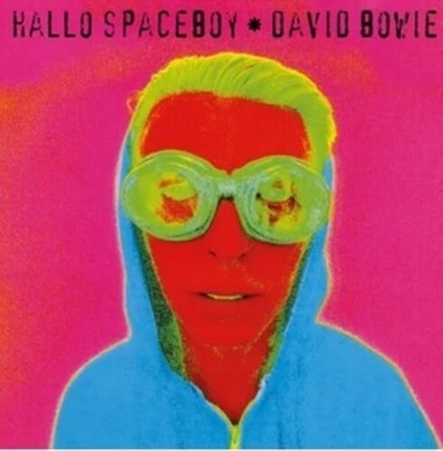Hallo Spaceboy 12" by David Bowie album artwork