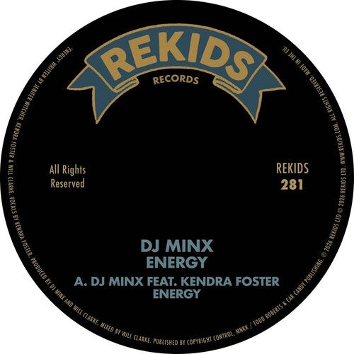 Energy 12" by DJ Minx album artwork