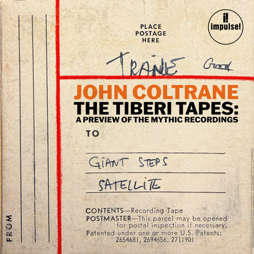 Tiberi Tapes: A Preview of the Mythic Recordings LP by John Coltrane album artwork