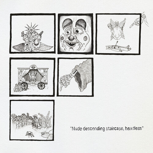 Nude descending staircase headless CD by Teen Suicide album artwork
