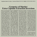 Geometry of Murder: Extra Capsular Extraction Inversions 2LP by Earth X Black Noi$e album artwork