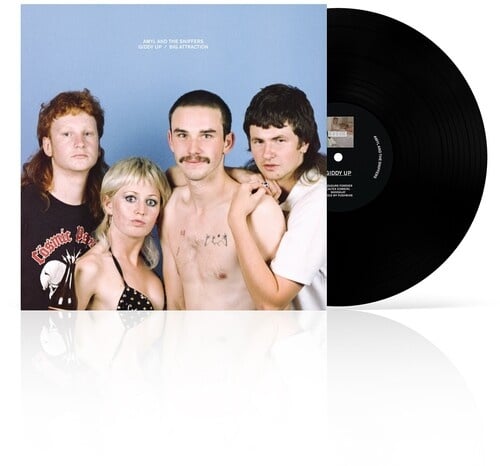 Giddy Up / Big Attraction LP by Amyl and the Sniffers album artwork