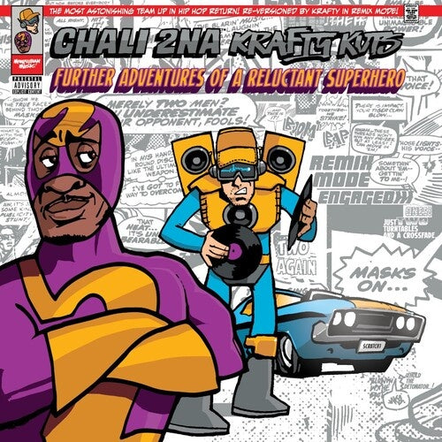 Further Adventures of a Reluctant Super Hero LP by Chali 2na / Krafty Kuts album artwork