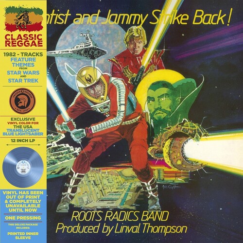 Scientist & Jammy Strike Back! LP by Roots Radics Band album artwork